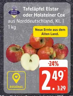 Edeka Unsere heimat tafeläpfel elstar oder holsteiner cox Angebot