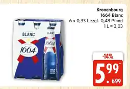 Marktkauf Kronenbourg 1664 blanc Angebot