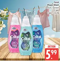 Marktkauf Coral magic wash farb- & faserschutz Angebot