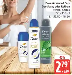 Marktkauf Dove advanced care deo spray Angebot