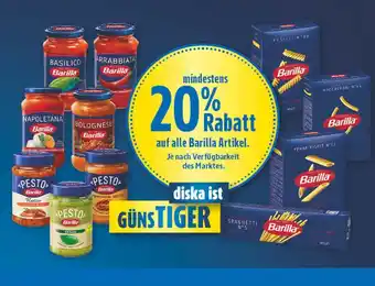 diska Barilla basilico sauce Angebot