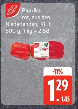Edeka Paprika Angebot