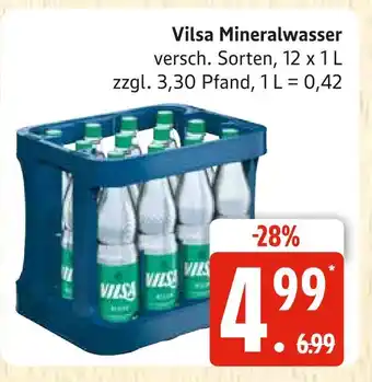 Marktkauf Vilsa mineralwasser Angebot