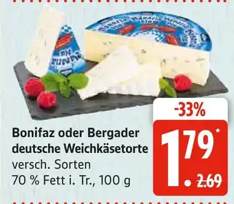 Marktkauf Bonifaz deutsche weichkäsetorte Angebot