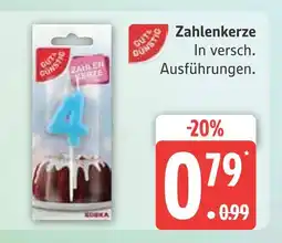 Marktkauf Gut&günstig zahlenkerze Angebot