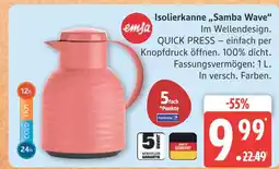Marktkauf Emsa isolierkanne samba wave Angebot