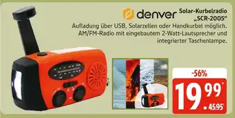 Marktkauf Denver solar-kurbelradio scr-2005 Angebot