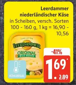 Edeka Leerdammer niederländischer käse Angebot