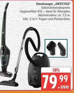 Marktkauf Aeg staubsauger ab31c1gg Angebot