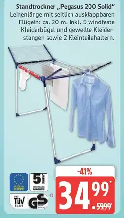 Marktkauf Standtrockner pegasus 200 solid Angebot