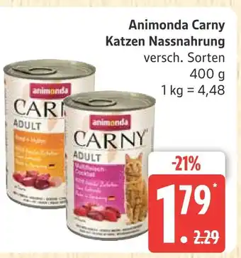 Marktkauf Animonda carny katzen nassnahrung Angebot