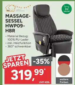 Marktkauf H&h massagesessel hwpo09-hbr Angebot