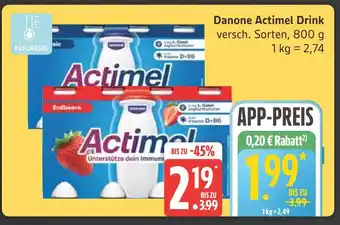 Marktkauf Danone actimel drink Angebot