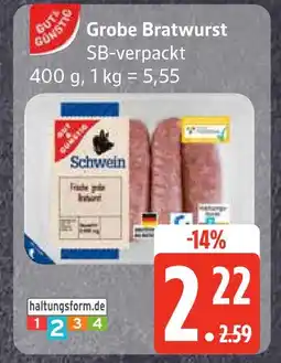 Edeka Schwein grobe bratwurst Angebot