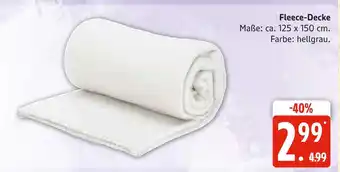 Marktkauf Fleece-decke Angebot