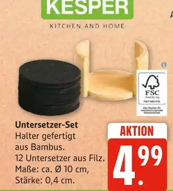 Marktkauf Kesper untersetzer-set Angebot