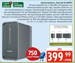 Marktkauf Marstek speicherbatterie b-2500d Angebot