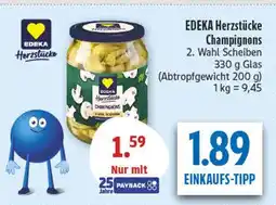 diska Edeka herzstücke champignons Angebot