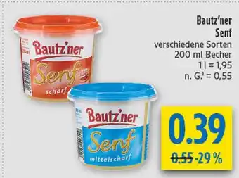 diska Bautz'ner senf scharf Angebot