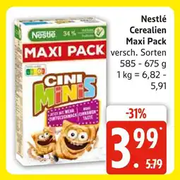 Marktkauf Nestlé cerealien maxi pack Angebot