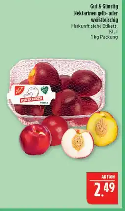 Marktkauf Gut & günstig nektarinen gelb- oder weißfleischig Angebot