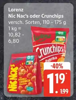 Edeka Lorenz nic nac’s Angebot