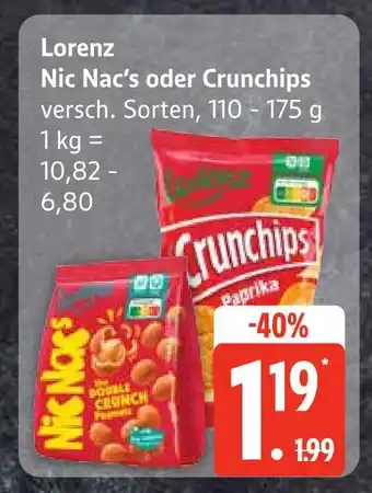 Edeka Lorenz nic nac’s Angebot