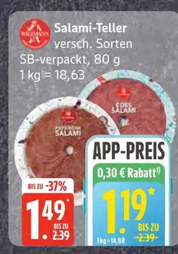 Edeka Salami-teller Angebot