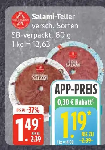 Edeka Salami-teller Angebot
