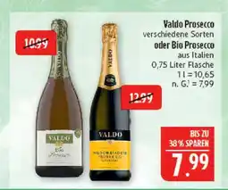 Marktkauf Valdo bio prosecco Angebot
