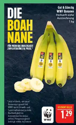 Marktkauf Gut & günstig wwf bananen Angebot