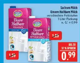 Marktkauf Sachsen milch unsere haltbare vollmilch Angebot