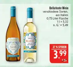Marktkauf Bellafonte wein greco Angebot