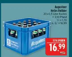Marktkauf Augustiner helles vollbier Angebot