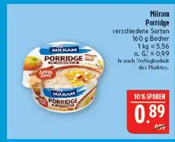 Marktkauf Milram porridge Angebot