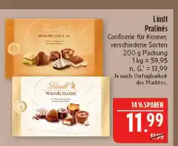 Marktkauf Lindt pralinés nougat Angebot