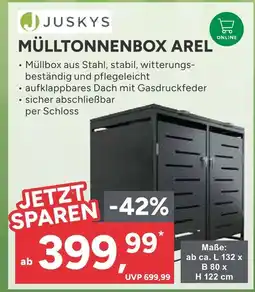 Marktkauf Juskys mülltonnenbox arel Angebot