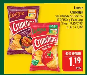 Marktkauf Lorenz crunchips paprika Angebot