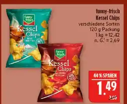 Marktkauf Funny-frisch kessel chips sour cream & onion Angebot