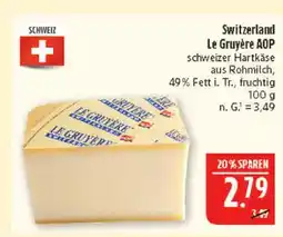Marktkauf Le gruyère le gruyère aop Angebot
