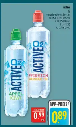 Marktkauf Active o2 apfel kiwi Angebot