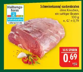 Marktkauf Schweinekamm/-nackenbraten Angebot