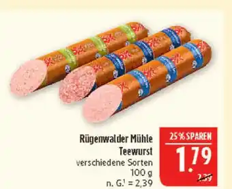 Marktkauf Rügenwalder mühle teewurst Angebot