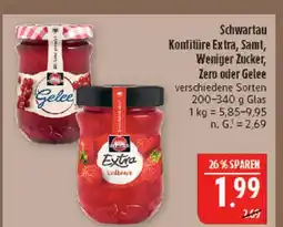 Marktkauf Schwartau konfitüre extra, samt, weniger zucker, zero oder gelee Angebot