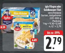 Edeka Iglo filegro käse-kräuter Angebot