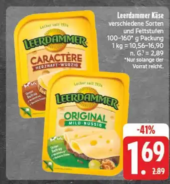 Edeka Leerdammer caractère Angebot