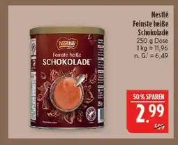 Marktkauf Nestlé feinste heiße schokolade Angebot