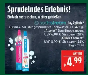 Marktkauf Sodastream co2-zylinder alcojet Angebot