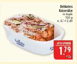 Marktkauf Delikatess kaisersülze in aspik Angebot