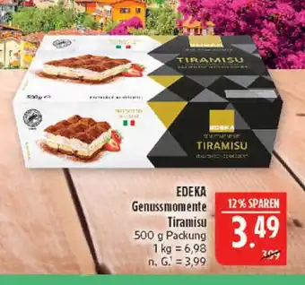 Marktkauf Edeka genussmomente tiramisu Angebot